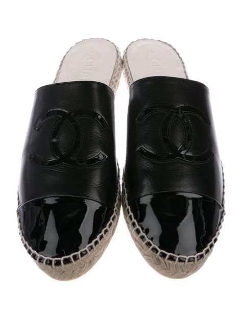 chanel espadrillas mules|shop Chanel espadrilles online.